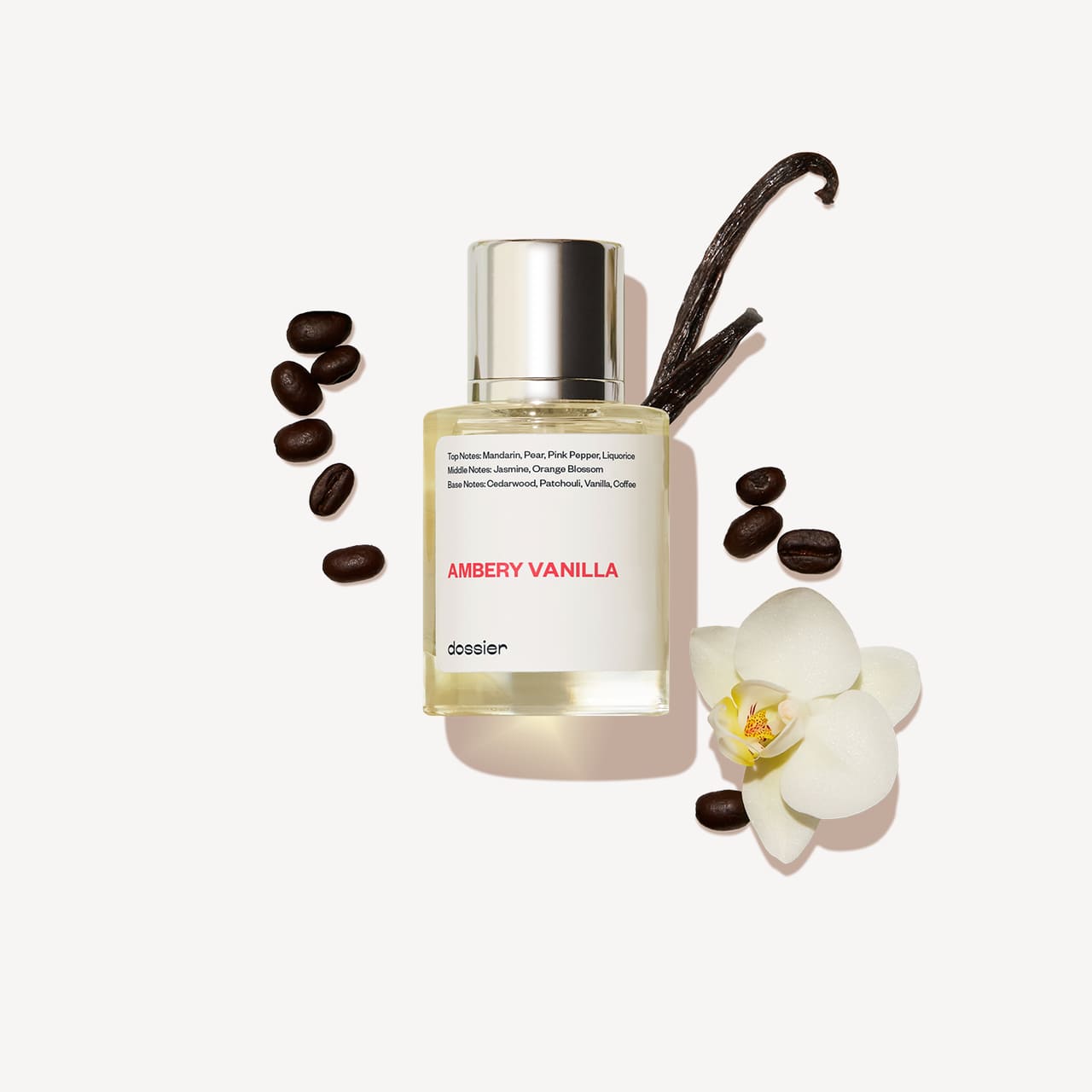 Dossier - Ambery Vanilla - Inspired by Black Opium - Women EDP | 1.7 fl oz (50ml) - Vanilla Perfume - Ambery Vanilla Eau de Parfum for Women - Vanilla Body Spray, Long-Lasting, Vegan