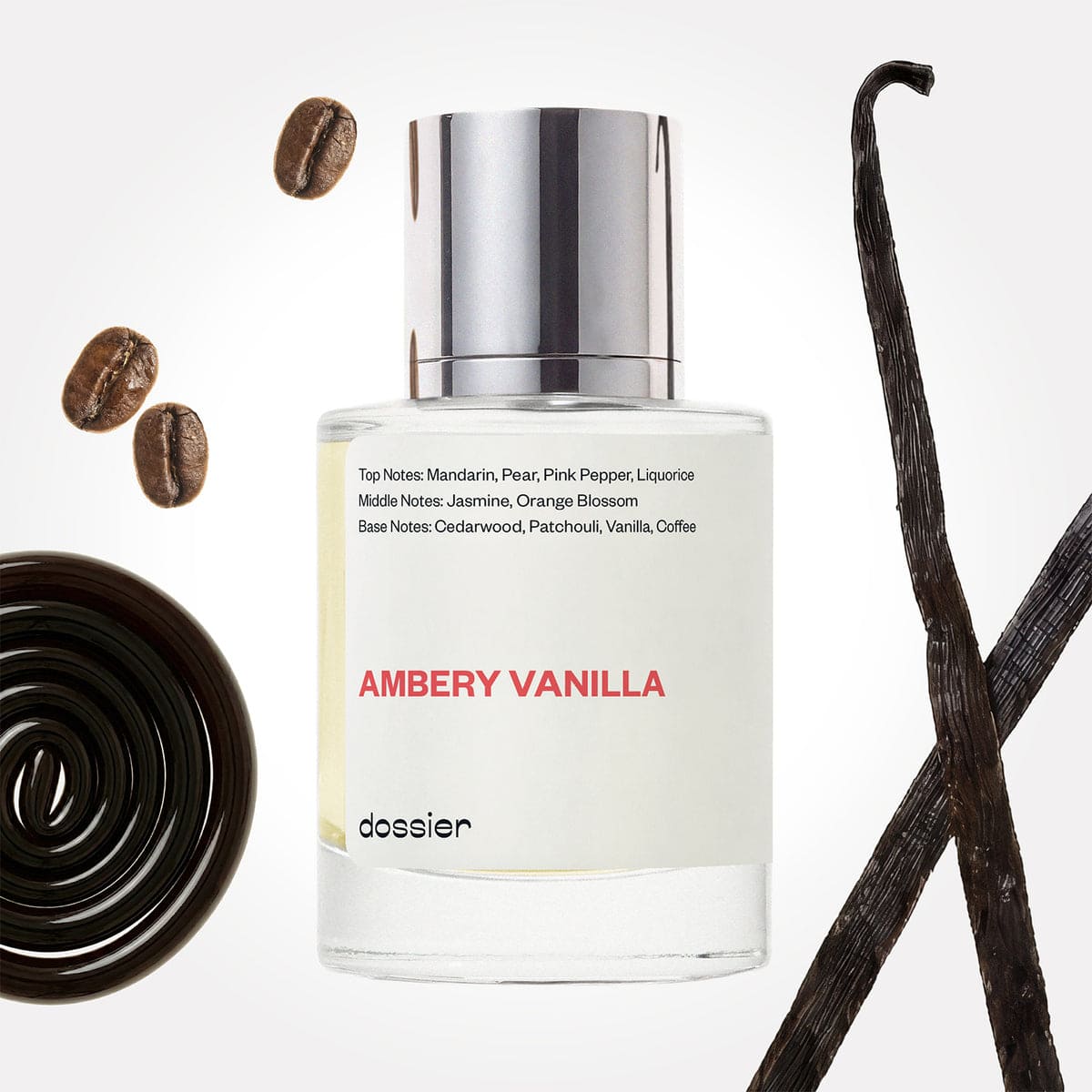 Dossier - Ambery Vanilla - Inspired by Black Opium - Women EDP | 1.7 fl oz (50ml) - Vanilla Perfume - Ambery Vanilla Eau de Parfum for Women - Vanilla Body Spray, Long-Lasting, Vegan